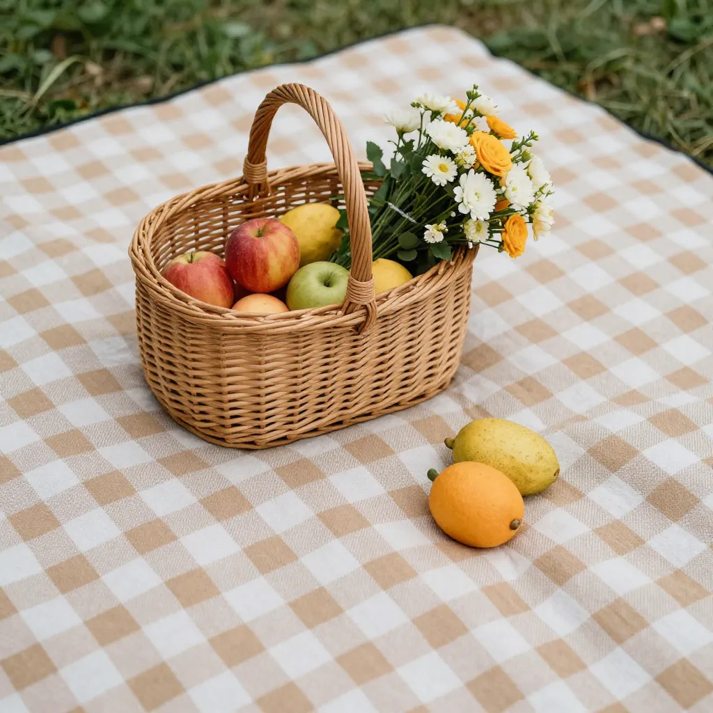 Atmospheric picnic setting